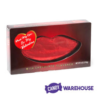Palmer Red Foiled Giant Milk Chocolate Lips in Gift Box - Candy Warehouse