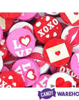 Palmer Valentine Foiled Chocolate Candy Rounds: 4LB Bag