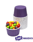 Paper 4-Ounce Candy Cups - Purple: 25-Piece Pack
