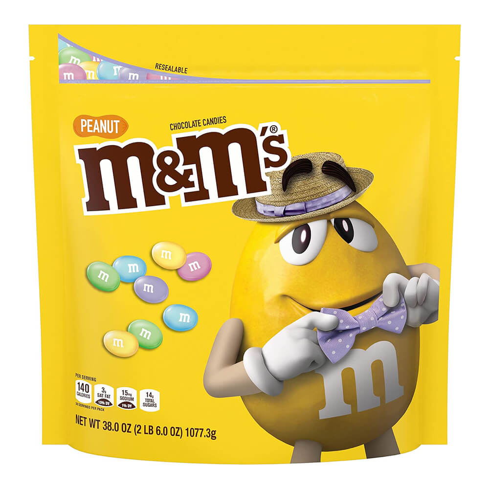 Pastel M&M's Candy - Peanut: 38-Ounce Bag