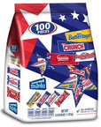 Patriotic Nestle Assorted Miniatures Candy Bars: 100-Piece Bag