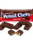 Peanut Chews Candy 2-Ounce Packs - Dark Chocolate: 24-Piece Display