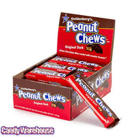 Peanut Chews Candy 2-Ounce Packs - Dark Chocolate: 24-Piece Display - Candy Warehouse