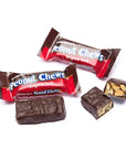 Peanut Chews Mini Size Candy Bars - Original Dark: 100-Piece Box