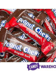 Peanut Chews Mini Size Candy Bars - Original Dark: 100-Piece Box
