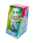 Pearlee 8.5-Inch Gumball Machine with Gumballs: 3-Piece Set