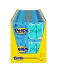 Peeps Blue Marshmallow Bunnies: 24-Piece Case - Candy Warehouse