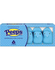 Peeps Marshmallow Chicks Candy - Blue: 24-Piece Case
