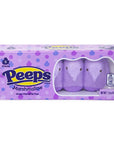 Peeps Marshmallow Chicks Candy - Lavender: 24-Piece Case