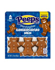 Peeps Marshmallow Gingerbread Men Candy 6-Packs: 12-Piece Case