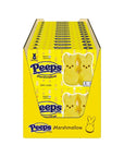 Peeps Yellow Marshmallow Bunnies: 24-Piece Case