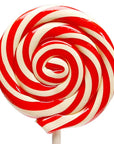 Peppermint 2-Ounce Swirl Lollipops: 15-Piece Box