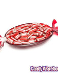 Peppermint Oval Crystal Candy Dish