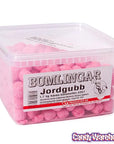 Pink Strawberry Rocks Candy: 3.74LB Tub