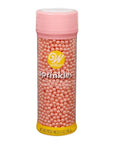 Pink Sugar Pearls Sprinkles: 5-Ounce Bottle