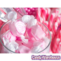 Pink with White Swirls Taffy: 3LB Bag - Candy Warehouse