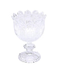 Pinwheel Crystal Footed Candy Dish
