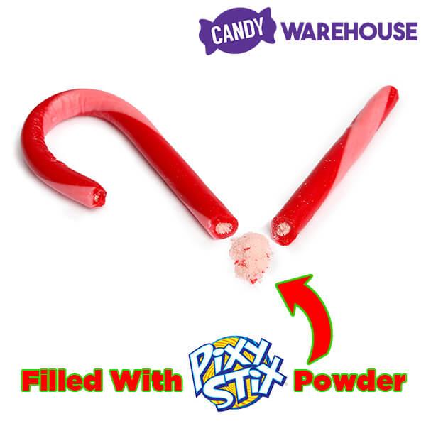 Pixy Stix Candy Canes: 9-Piece Box - Candy Warehouse