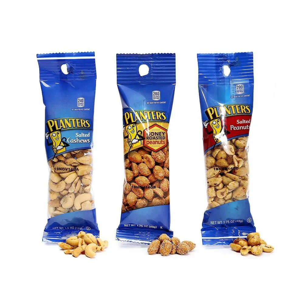planters peanut box Planters Variety Pack Peanuts & Cashews