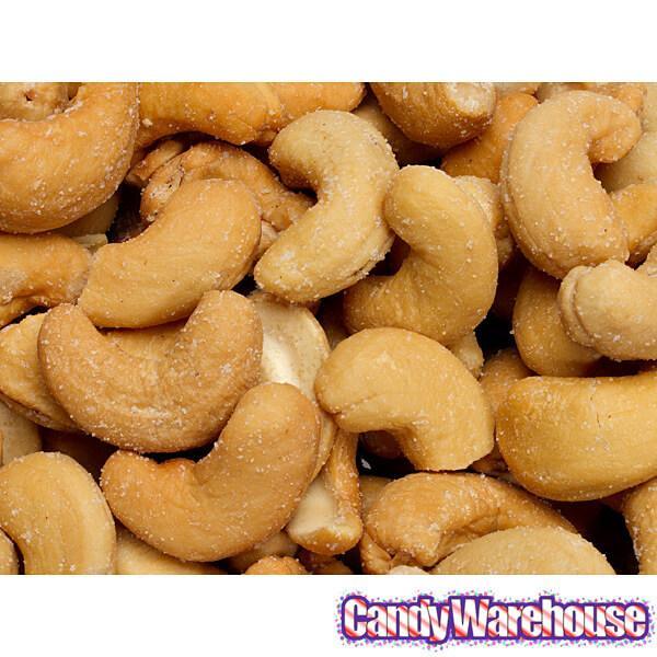 Planters Salted Fancy Whole Jumbo Cashews: 2LB Tub - Candy Warehouse