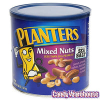 Planters Salted Mixed Nuts: 56-Ounce Can - Candy Warehouse