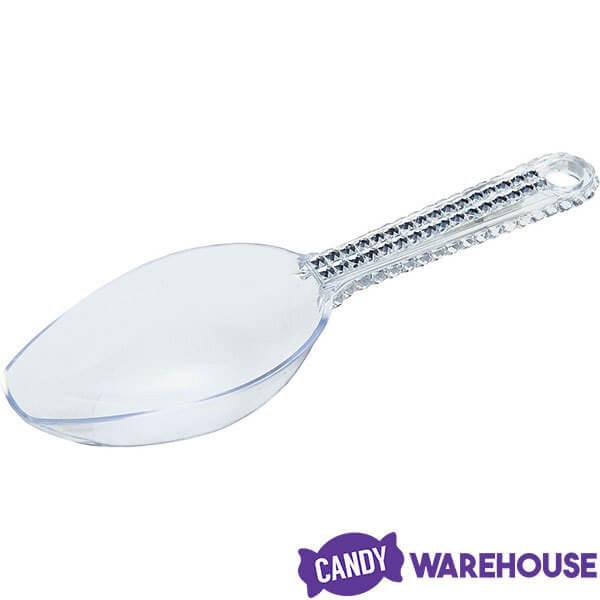 Plastic 2-Ounce Candy Scoop - Clear Rhinestone - Candy Warehouse