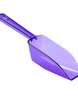 Plastic 2-Ounce Flat Bottom Candy Scoop - Purple