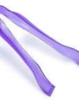 Plastic 6-Inch Candy Tongs - Purple