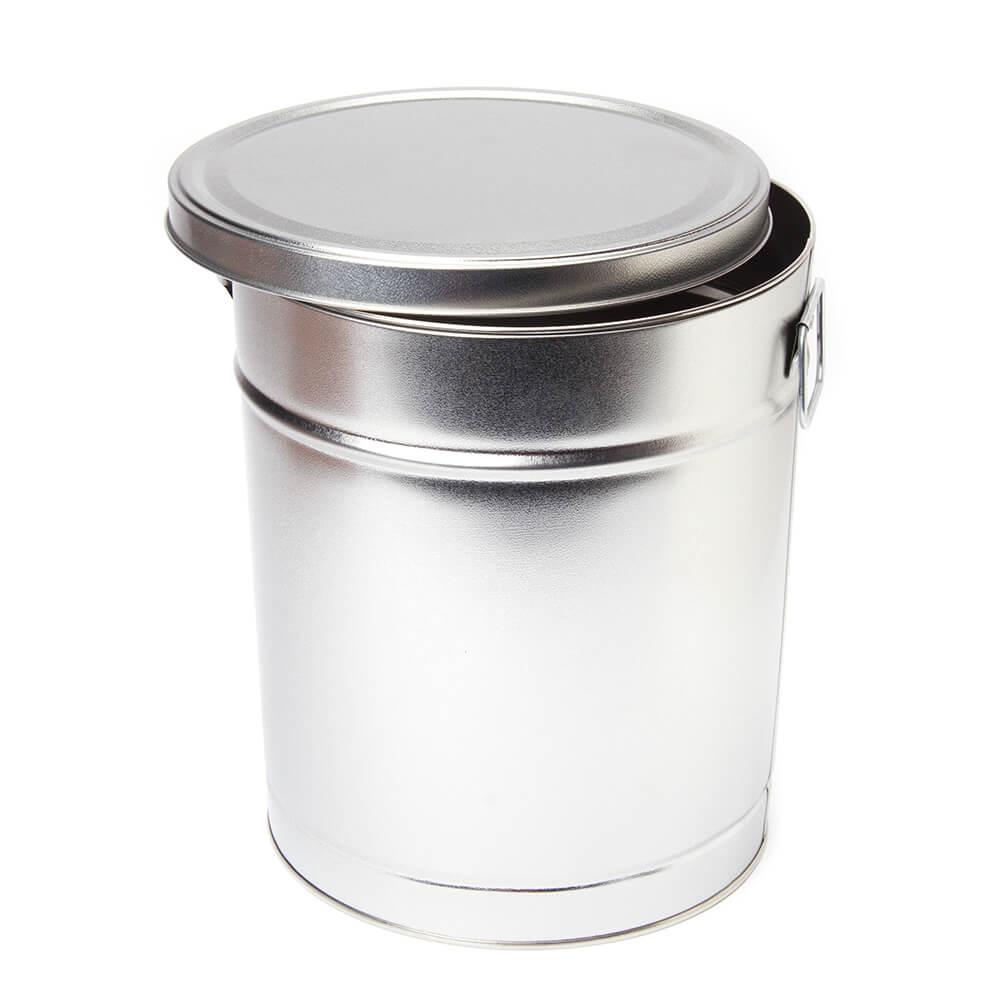 Platinum Tapered 3.5-Gallon Candy Tin - Candy Warehouse
