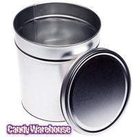 Platinum Tapered 3.5-Gallon Candy Tin - Candy Warehouse