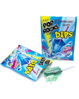 Pop Rocks Dips Candy Packs - Blue Raspberry: 18-Piece Box