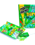 Pop Rocks Dips Candy Packs - Sour Apple: 18-Piece Box