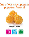 Popcornopolis Cheddar Cheese Popcorn: 4.5-Ounce Cone