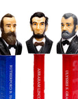 Presidents 1861-1881 PEZ Candy Dispensers: 5-Piece Gift Box