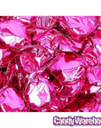 Primrose Metallic Foiled Hard Candy Buttons - Hot Pink: 5LB Bag