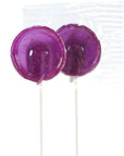 Primrose Purple Grape Lollipops: 5LB Bag