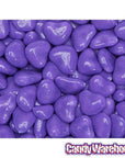 Primrose Tiny Candy Hearts - Purple: 5LB Bag