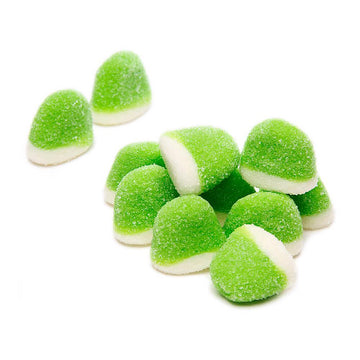 Pufflettes Gummy Bites - Green Apple: 5LB Bag - Candy Warehouse