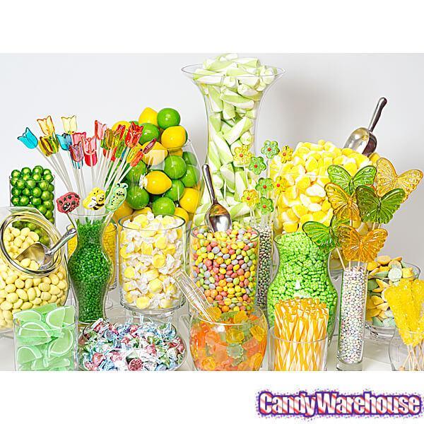 Puffy Poles Jumbo Marshmallow Twists - Apple: 1KG Bag - Candy Warehouse