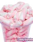 Puffy Poles Jumbo Marshmallow Twists - Strawberry: 1LB Bag