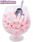 Puffy Poles Jumbo Marshmallow Twists - Strawberry: 1LB Bag