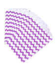 Purple Chevron Stripe Candy Bags: 25-Piece Pack