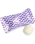 Purple Chevron Stripe Wrapped Butter Mint Creams: 108-Piece Bag