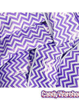 Purple Chevron Stripe Wrapped Butter Mint Creams: 108-Piece Bag