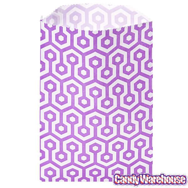 Purple Honeycomb Candy Bags: 25-Piece Pack - Candy Warehouse