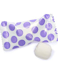 Purple Polka Dots Wrapped Butter Mint Creams: 300-Piece Case