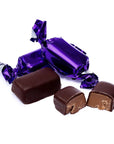 Purple Wrapped Cherry Dark Chocolate Meltaways: 1LB Bag