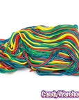 Rainbow Licorice Laces CrEATables Candy Strings: 2LB Bag