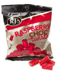 Raspberry Licorice Twists with Chocolate Centers: 6.3-Ounce Bag