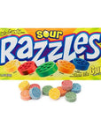 Razzles Candy Packs - Sour: 24-Piece Box